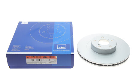 Фото 2 - Гальмівний диск ATE 24.0124-0196.1 (24012401961)