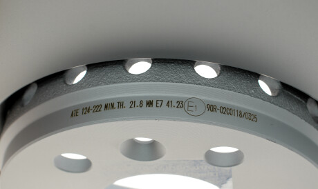 Фото 3 - Гальмівний диск ATE 24.0124-0222.1 (24012402221)