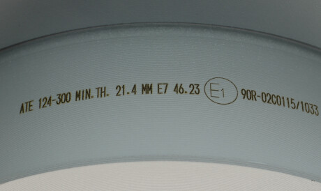 Фото 3 - Тормозной диск ATE 24012403001