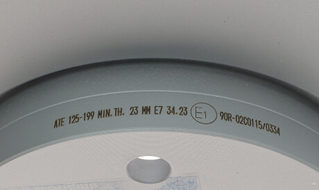 Фото 3 - Тормозной диск ATE 24.0125-0199.1 (24012501991)