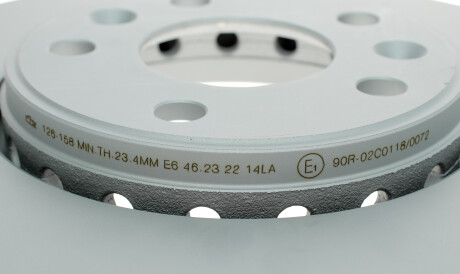 Фото 3 - Тормозной диск ATE 24.0126-0158.1 (24012601581)