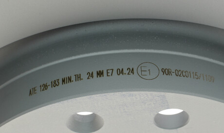 Фото 3 - Гальмівний диск ATE 24012601831