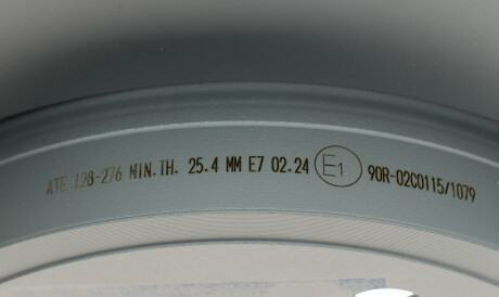 Фото 3 - Тормозной диск ATE 24.0128-0276.1 (24012802761)