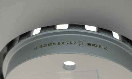 Фото 3 - Гальмівний диск ATE 24.0128-0323.1 (24012803231)