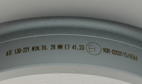 Фото 3 - Тормозной диск ATE 24.0130-0221.1 (24013002211)