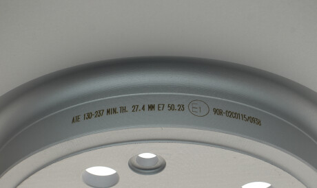 Фото 3 - Гальмівний диск ATE 24013002371