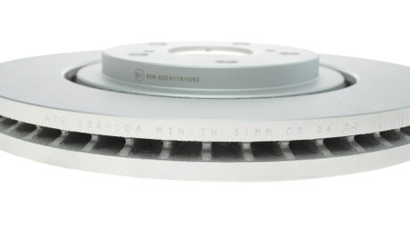 Фото 3 - Гальмівний диск ATE 24.0134-0104.1 (24013401041)