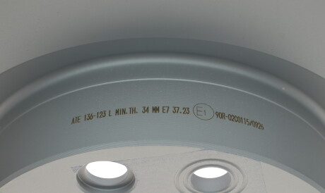 Фото 3 - Тормозной диск ATE 24.0136-0123.1 (24013601231)