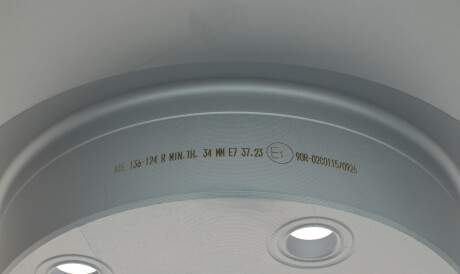 Фото 3 - Гальмівний диск ATE 24013601241