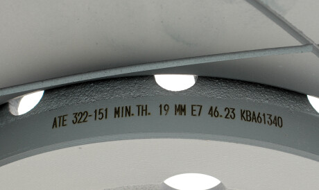 Фото 3 - Гальмівний диск ATE 24.0322-0151.1 (24032201511)