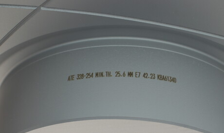 Фото 3 - Тормозной диск ATE 24.0328-0254.1 (24032802541)