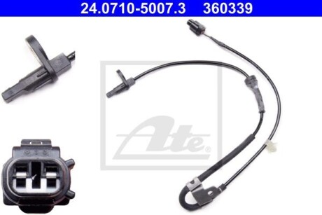 Фото 2 - Датчик АБС ATE 24071050073