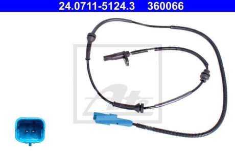 Фото 3 - Датчик АБС (ABS) ATE 24.0711-5124.3 (24071151243)