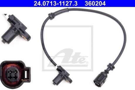 Датчик, частота вращения колеса - (ym212b372ab, 7m3927807g, 1112764) ATE 24.0713-1127.3