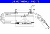Трос, стояночная тормозная система - (3B0609722F, 3B0609722K, 3B0609722N) ATE 24.3727-0170.2 (фото 3)