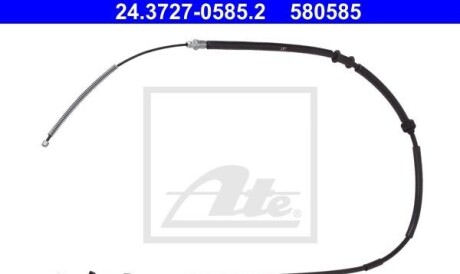 Фото 2 - Трос ручного тормоза ATE 24372705852