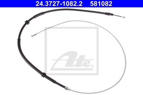 Фото 3 - Трос ручного тормоза ATE 24.3727-1082.2 (24372710822)