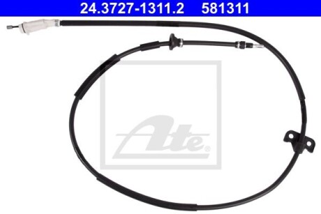Фото 2 - Трос ручного тормоза ATE 24372713112