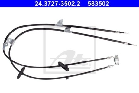 Фото 2 - Трос ручного гальма ATE 24372735022