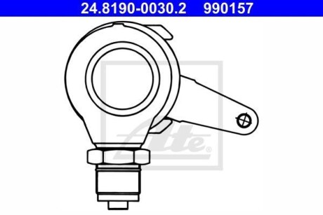 Супорт дискових гальм - ATE 24819000302