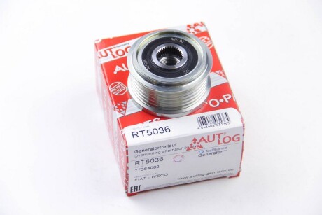 Фото 2 - Шкив генератора AUTLOG RT5036