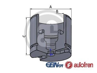 Поршень, корпус скобы тормоза - AUTOFREN D025256