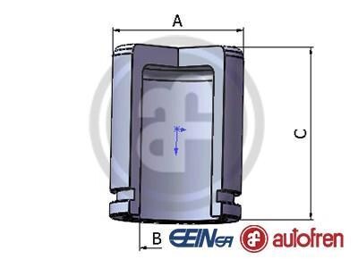 Поршень супорта SANTA FE/ACCORD (43х49мм) 01- - (45213TL0G51, 5811237500) AUTOFREN D025264