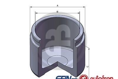 Поршень, корпус скобы тормоза - AUTOFREN D02533 (фото 1)