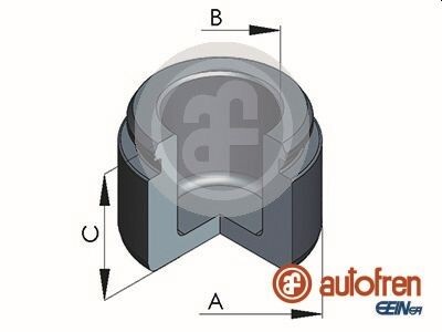 Поршень циліндра супорта - (7L6615124T, 7L6615124M, 7L6615124H) AUTOFREN D025369