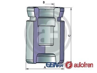 Tloczek ham. chrysler t. pt cruiser 00-10 - (5018206AA, 5018207AA, 5019743AA) AUTOFREN D025370