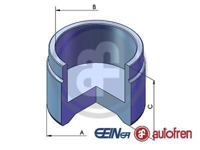 Поршень гальмівного супорта (57мм 46мм) ISUZU CAMPO, KB, TROOPER I SUZUKI S-CROSS, SX4 S-CROSS, VITARA TOYOTA CELICA, CRESSIDA, LITEACE, MODEL F 1.0-2.8 10.79- - AUTOFREN D025499