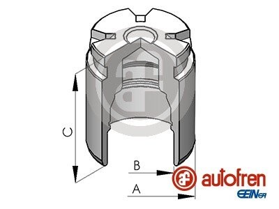 Поршень супорта зад ACCENT/i20/i10/RIO (34х47мм) 10- - (582130U000) AUTOFREN D025530