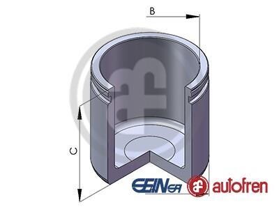 Поршень супорта Civic/Jazz/Liana/Prius 91- 54*46mm - (ga0233990a, ga0233980a, b00133980a) AUTOFREN D02555