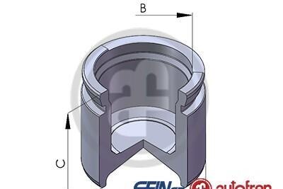 Поршень, корпус скобы тормоза - AUTOFREN D02562
