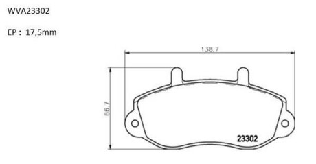 Колодки тормозные передние Opel Movano (98-)/Renault Master II (98-) - AUTOMOTOR France ABP0104