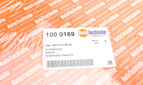 Фото 2 - Прокладка AUTOTECHTEILE 100 0169 (1000169)