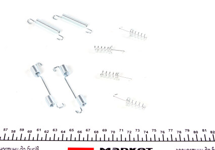 Фото 2 - Комплектуюча колодок AUTOTECHTEILE 100 4321 (1004321)