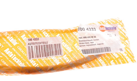 Фото 2 - Гальмівний шланг AUTOTECHTEILE 100 4333 (1004333)