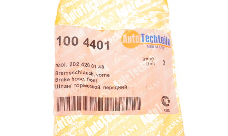 Фото 2 - Тормозной шланг AUTOTECHTEILE 100 4401 (1004401)