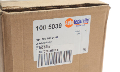 Фото 2 - Интеркулер AUTOTECHTEILE 100 5039 (1005039)