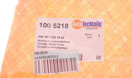 Фото 3 - Патрубок турбины AUTOTECHTEILE 100 5218 (1005218)