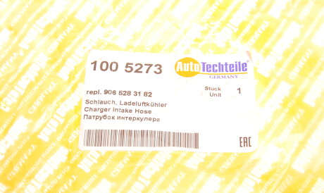 Фото 2 - Патрубок турбіни AUTOTECHTEILE 100 5273 (1005273)