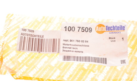 Фото 2 - Капот AUTOTECHTEILE 100 7509 (1007509)