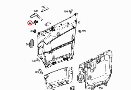 Фото 3 - Замок / Ручка AUTOTECHTEILE 100 7634 (1007634)
