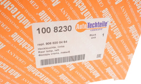 Фото 2 - Задний фонарь AUTOTECHTEILE 100 8230 (1008230)