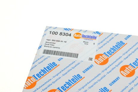 Фото 5 - Фільтр салону AUTOTECHTEILE 100 8304 (1008304)