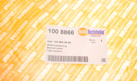 Фото 2 - Капот AUTOTECHTEILE 100 8866 (1008866)