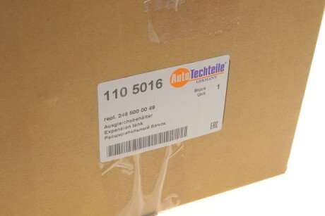 Фото 2 - Розширювальний бачок AUTOTECHTEILE 110 5016 (1105016)