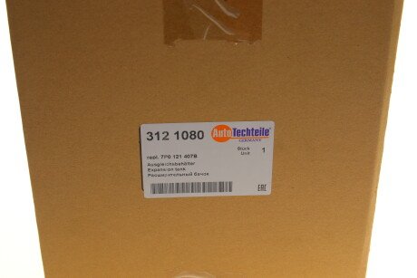 Фото 10 - Розширювальний бачок AUTOTECHTEILE 312 1080 (3121080)