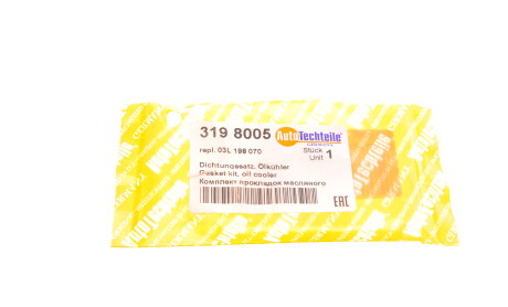 Фото 4 - Прокладка масляного фільтра AUTOTECHTEILE 319 8005 (3198005)
